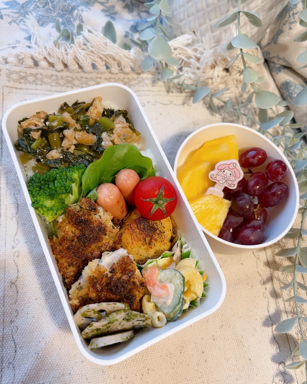 マグロのパン粉焼きお弁当