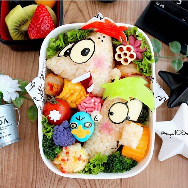 フィニアスとファーブ弁当