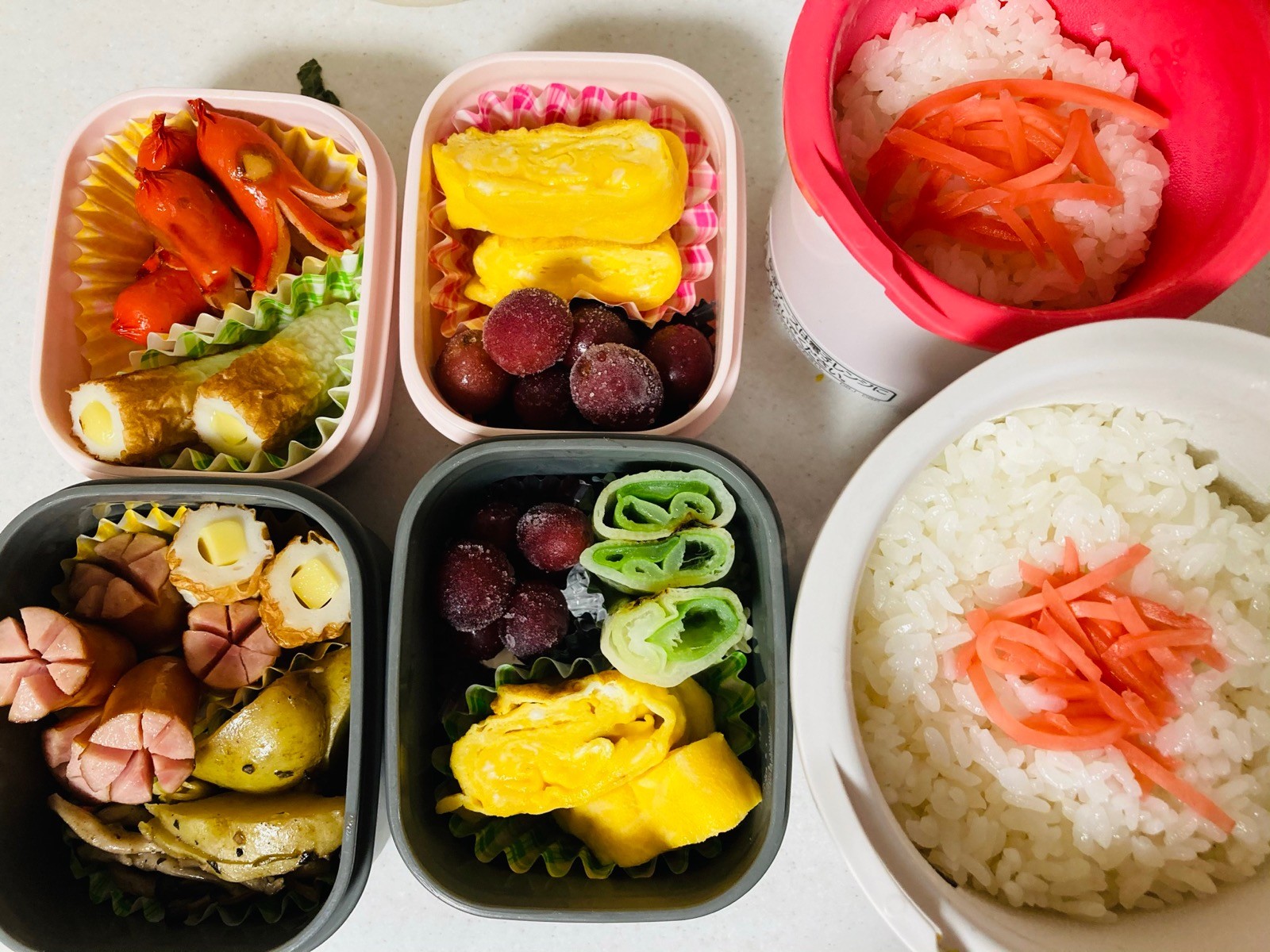 ネギ、生姜弁当