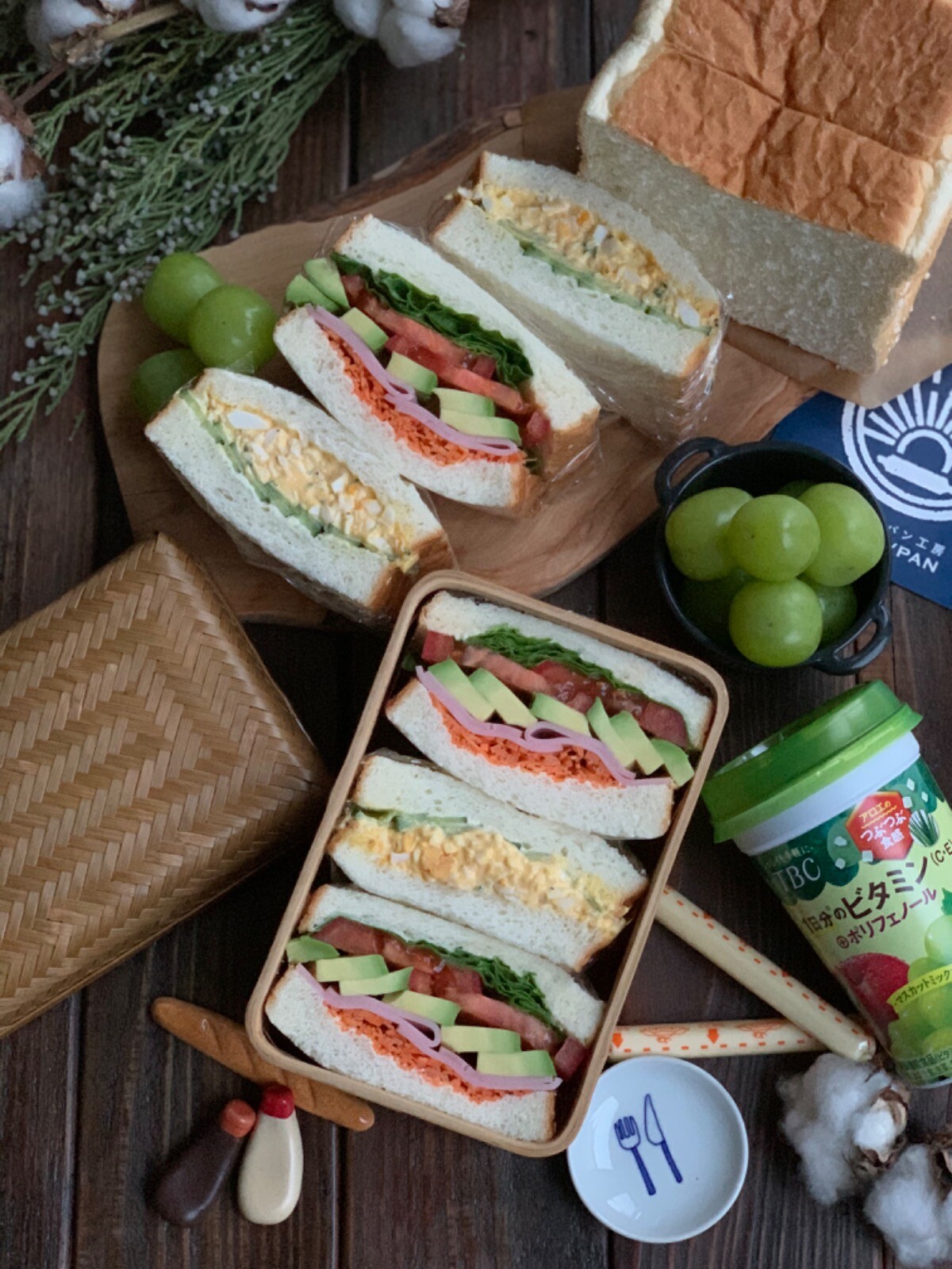 サンドイッチ弁当
