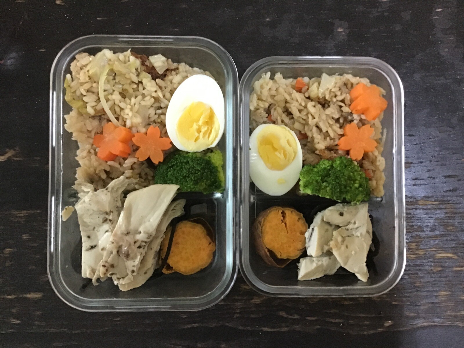 高麗菜飯 雞肉