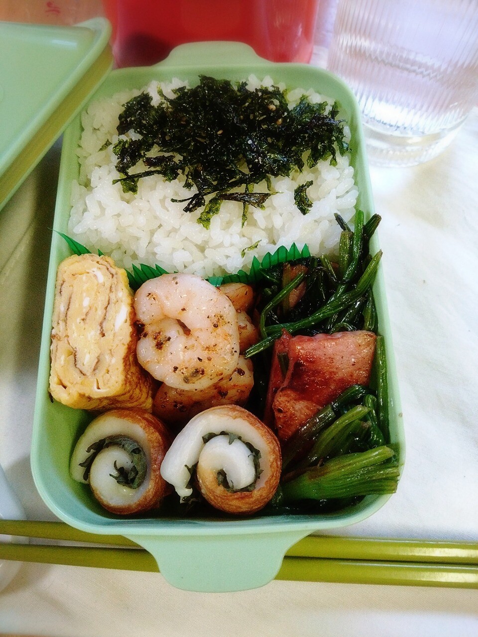 海老炒め弁当