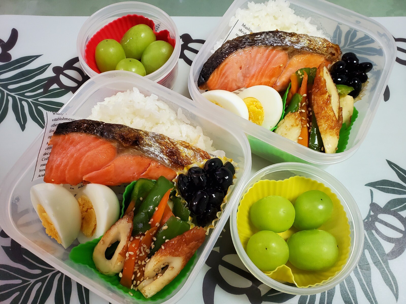 焼鮭弁当