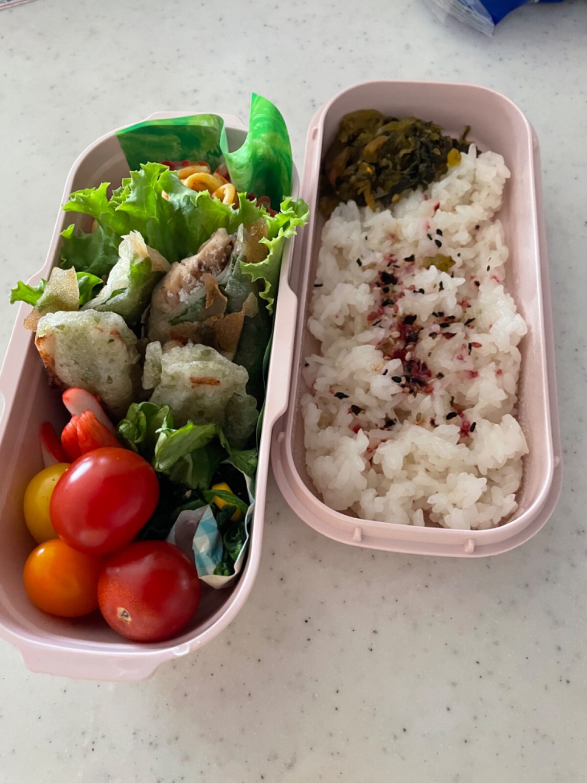 春巻き二段弁当