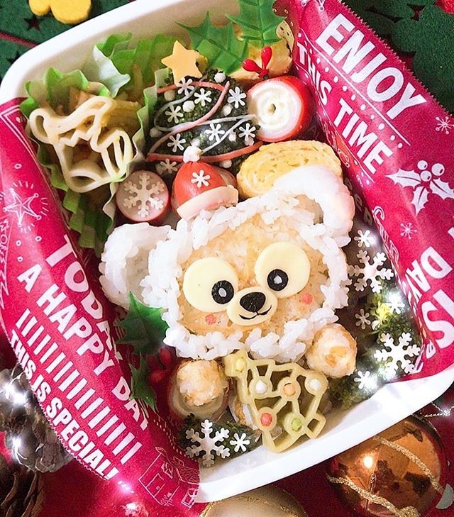 サンタダッフィー弁当