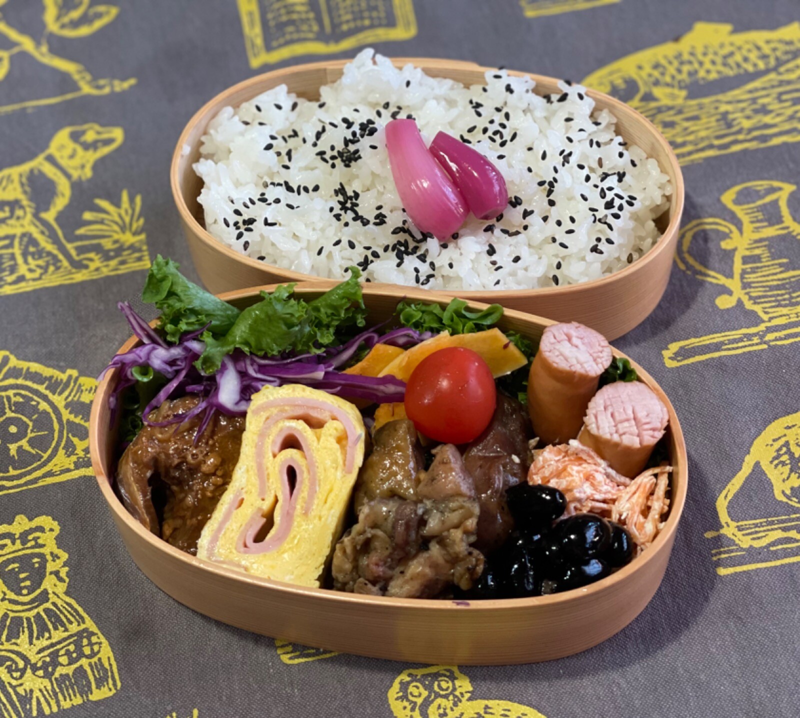 ハム入り卵焼き