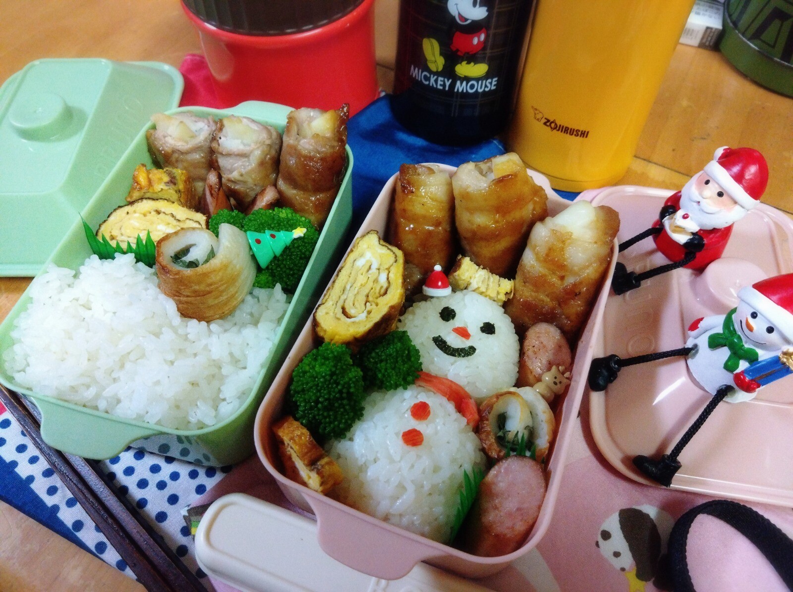 雪だるま弁当
