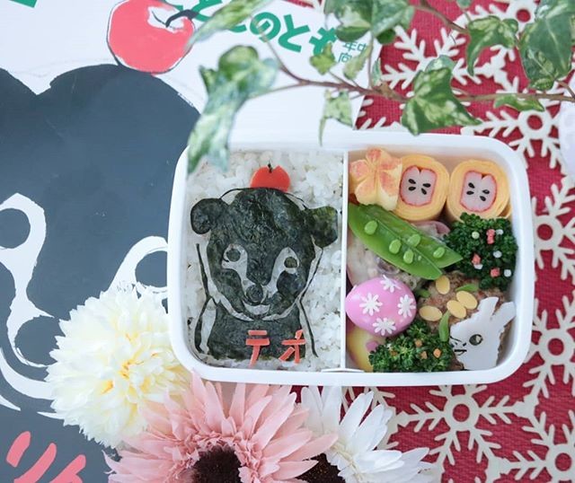 テオのりんご弁当