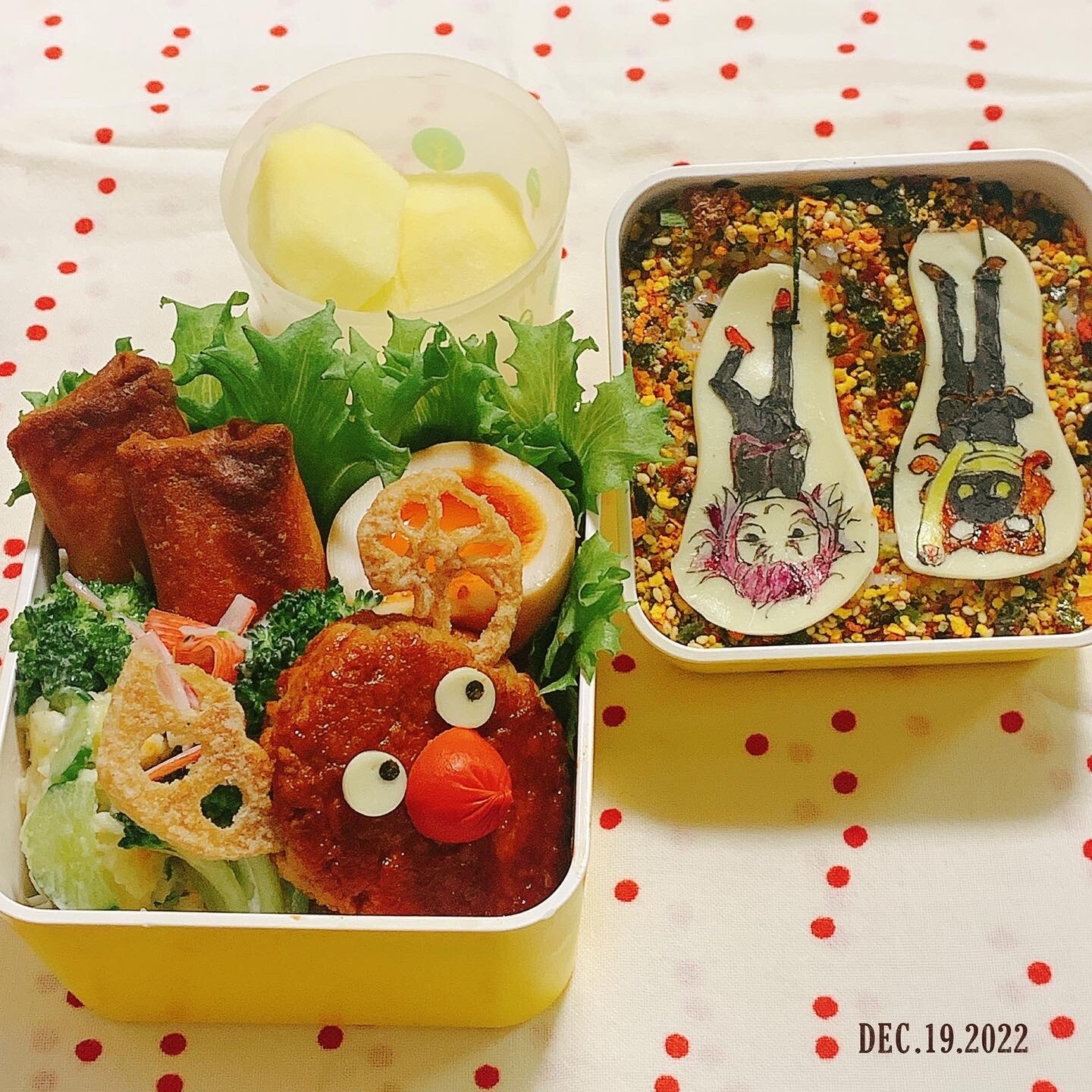 クリスマスキャラ弁