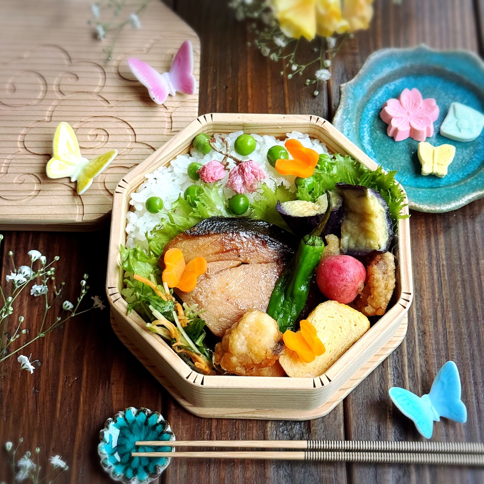 豆ご飯弁当