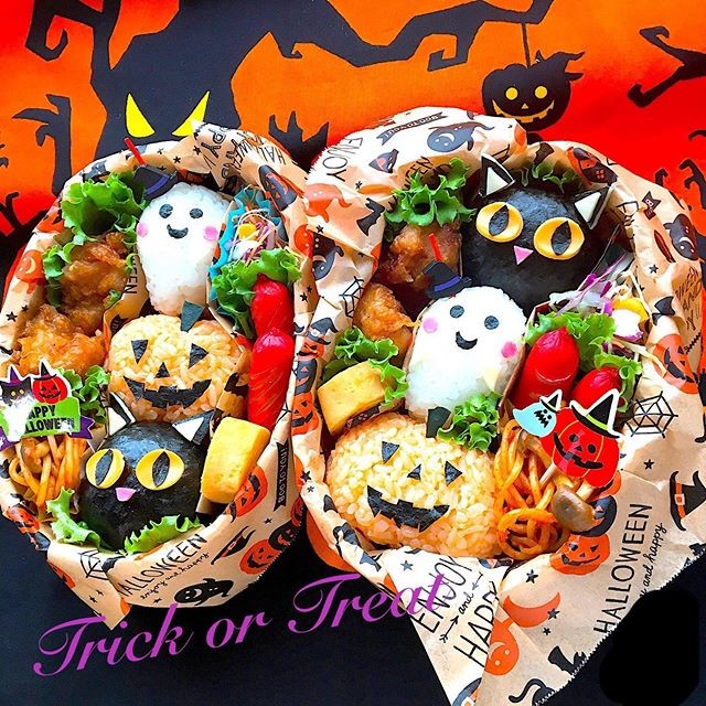 息子達のハロウィン弁当🎃