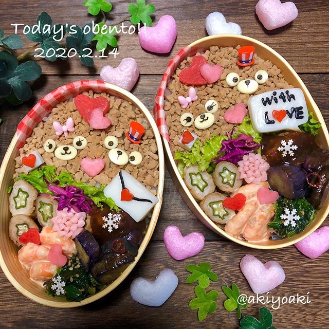 ダッフィー＆シェリーメイそぼろ弁当