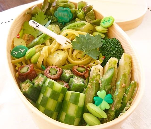 グリーン野菜のヘルシー弁当
