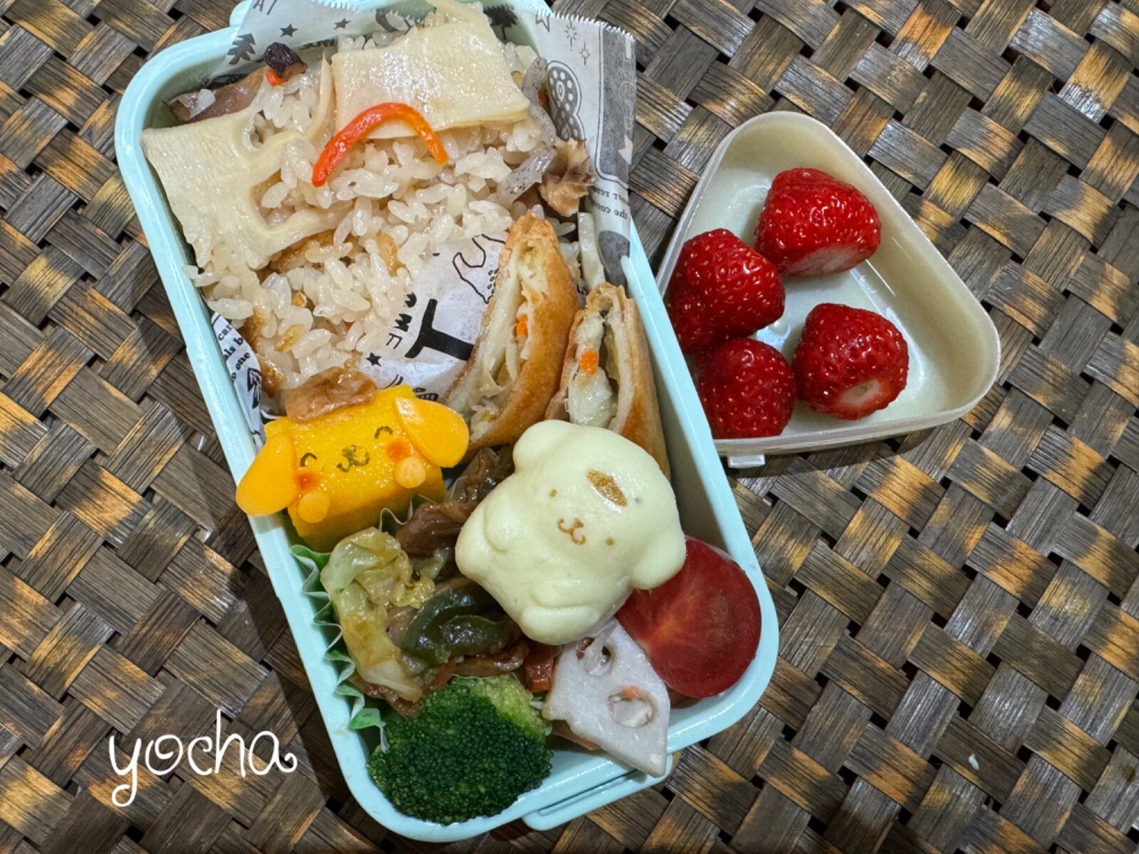 ポムポムプリンの卵焼き弁当