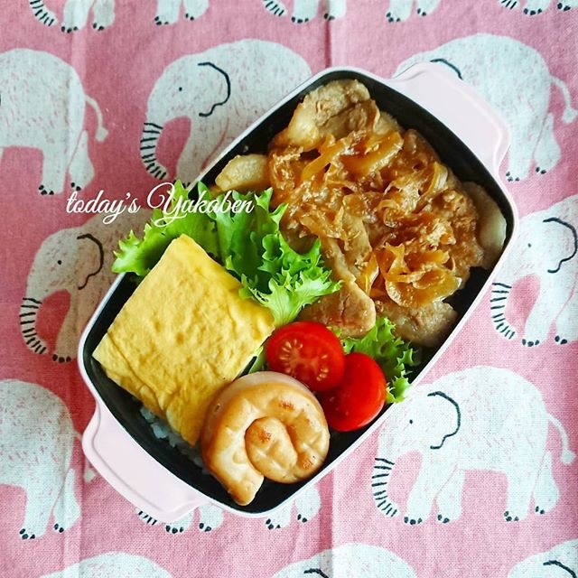 しょうが焼き弁当☆