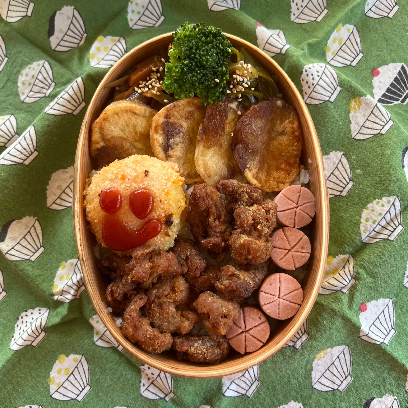 中学生ぼー息子ののっけ弁