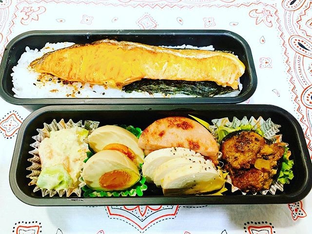 のり鮭弁当
