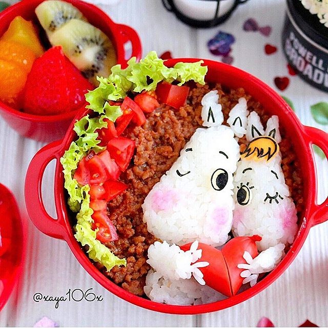ムーミンのバレンタイン弁当❤️