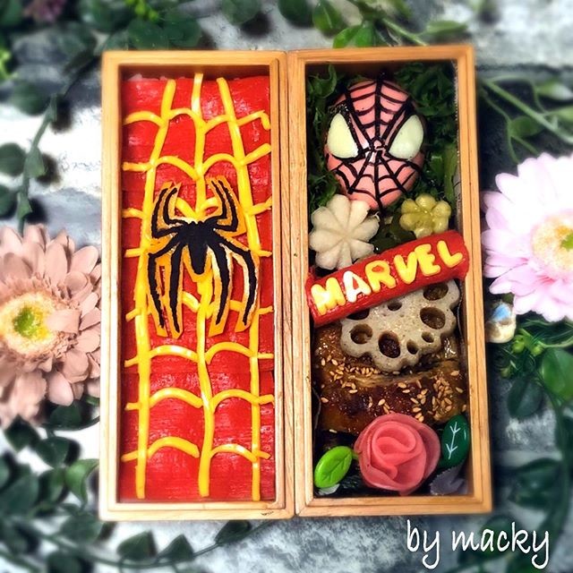 スパイダーマン弁当