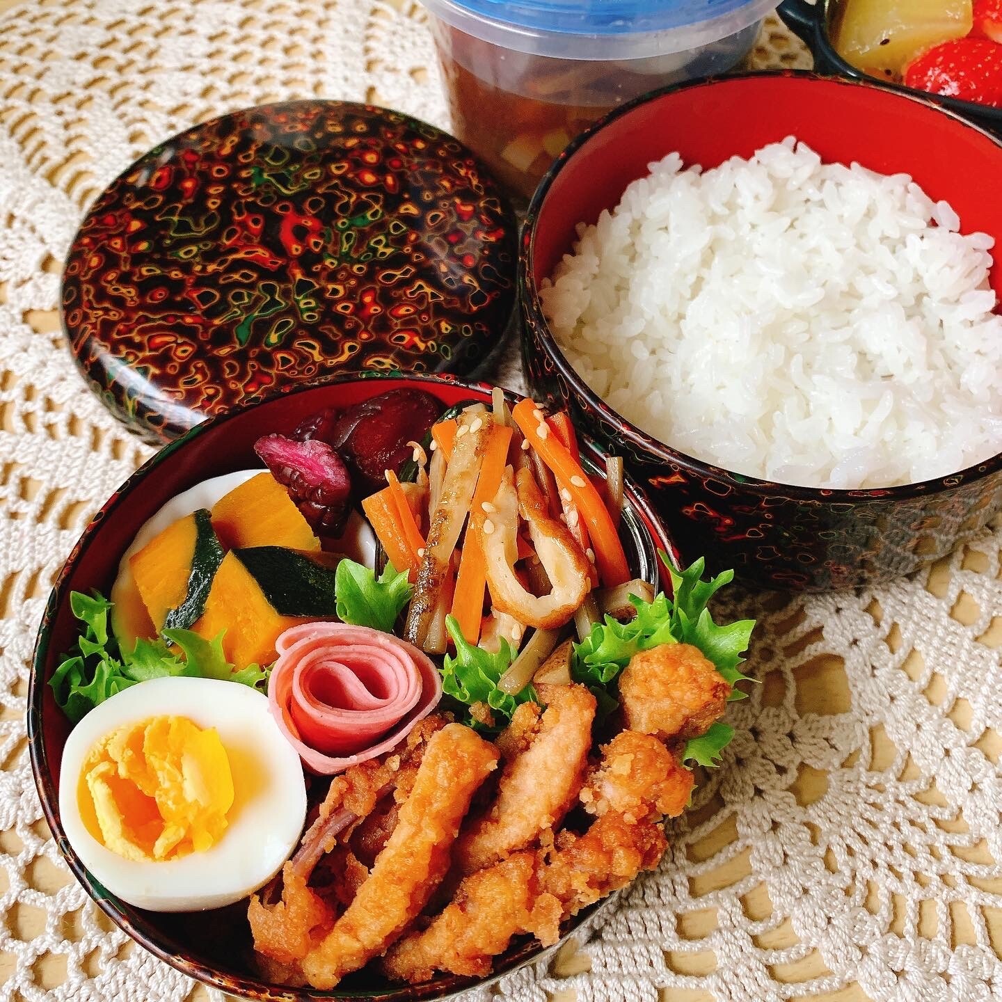 いかの唐揚げ弁当