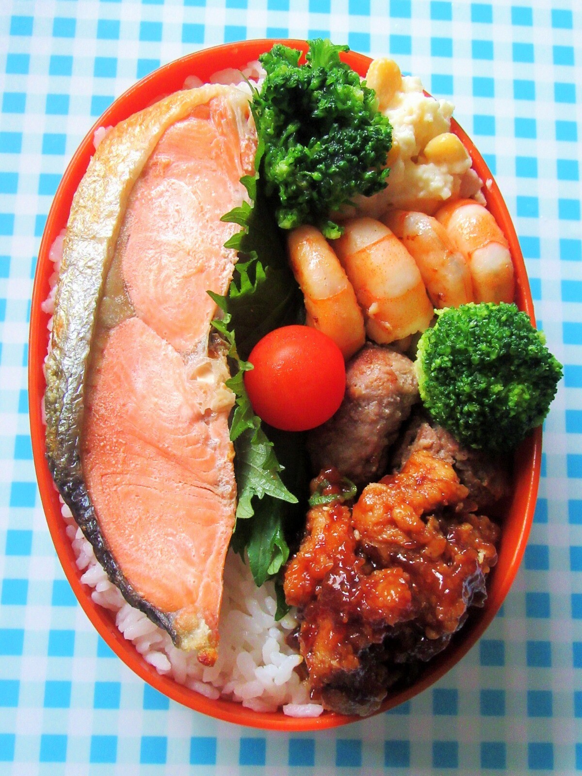 焼きシャケ弁当