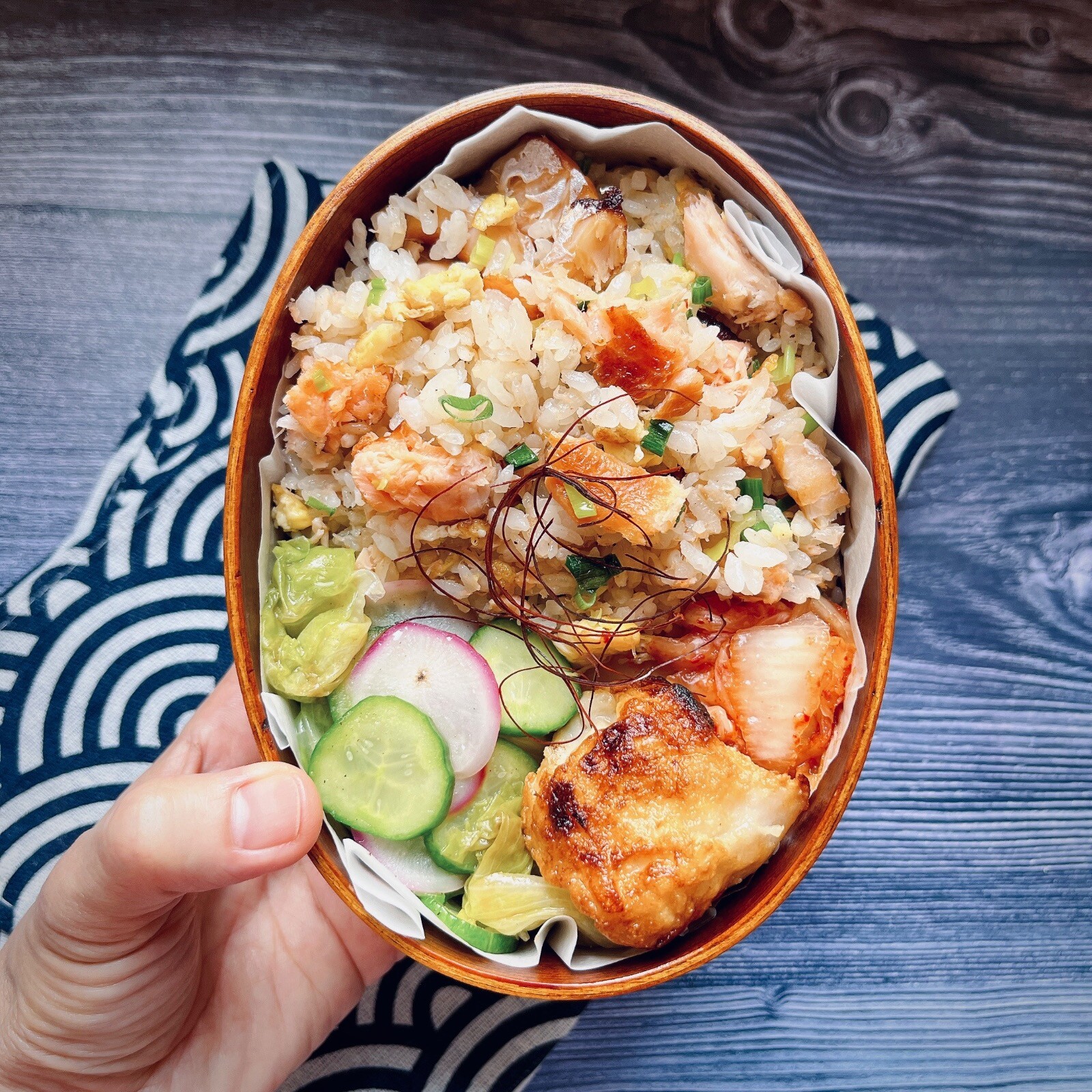 燻鮭魚蛋炒飯