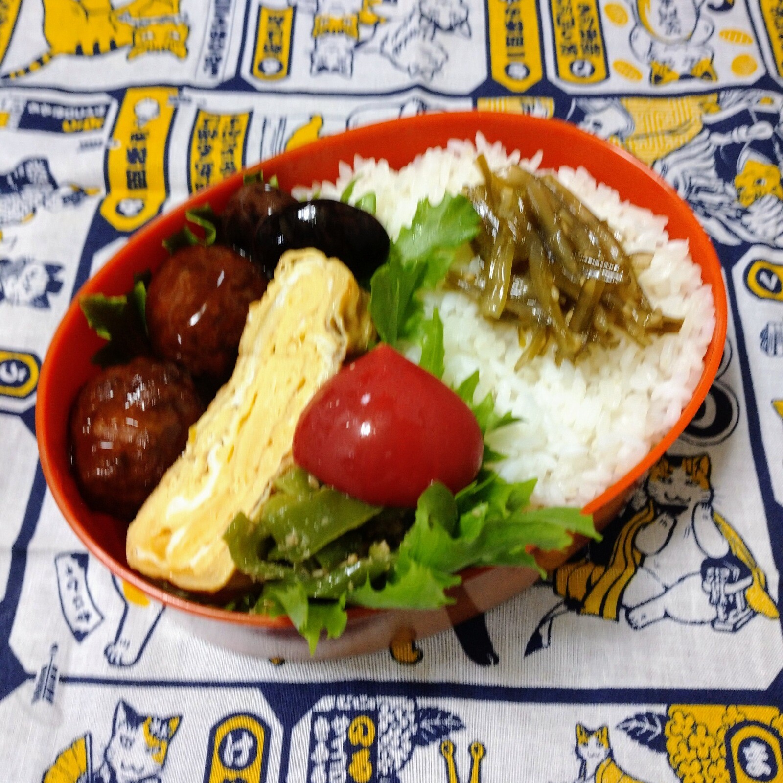 蓮根肉団子弁当