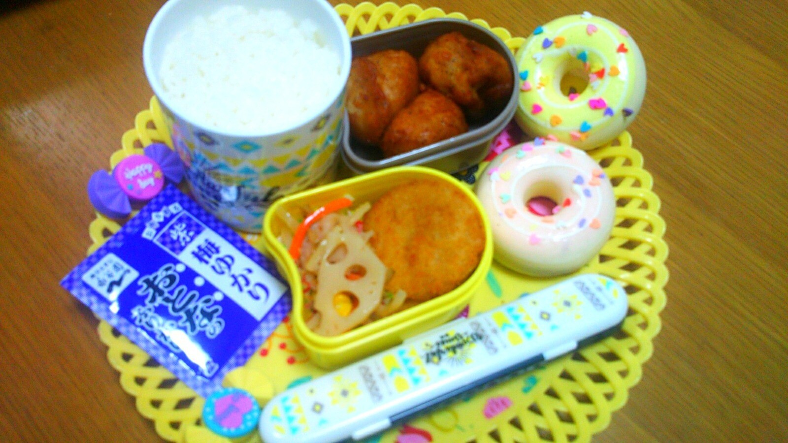三女の部活弁当💕