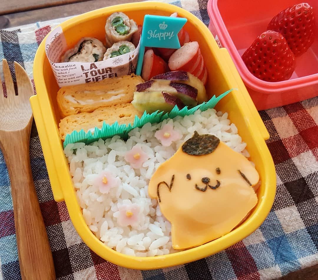 春が待ち遠しい！ポムポムプリン弁当