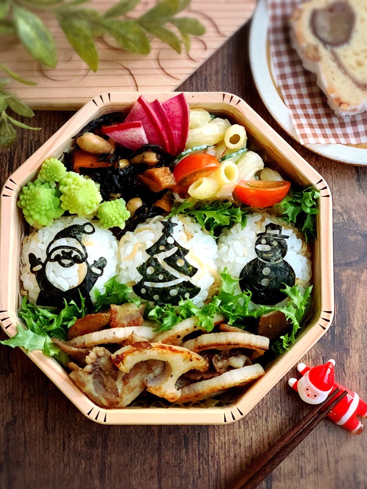 クリスマス海苔おにぎり弁当