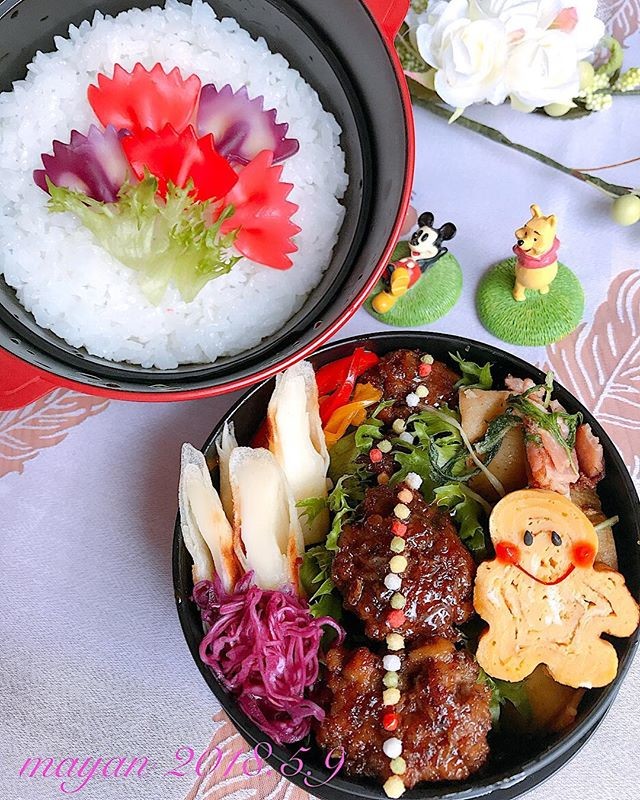 母の日お知らせお弁当🍱