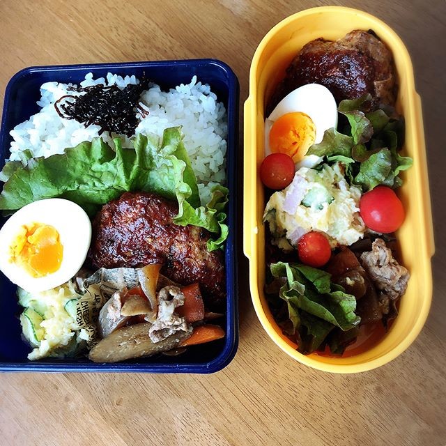 旦那弁当＆息子の置き弁