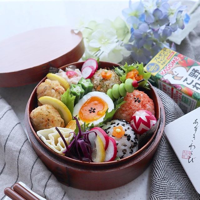 わぁ絶妙なトロトロゆで卵弁当