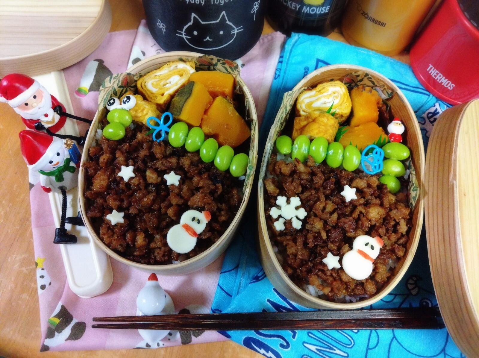 冬至のスライド弁当
