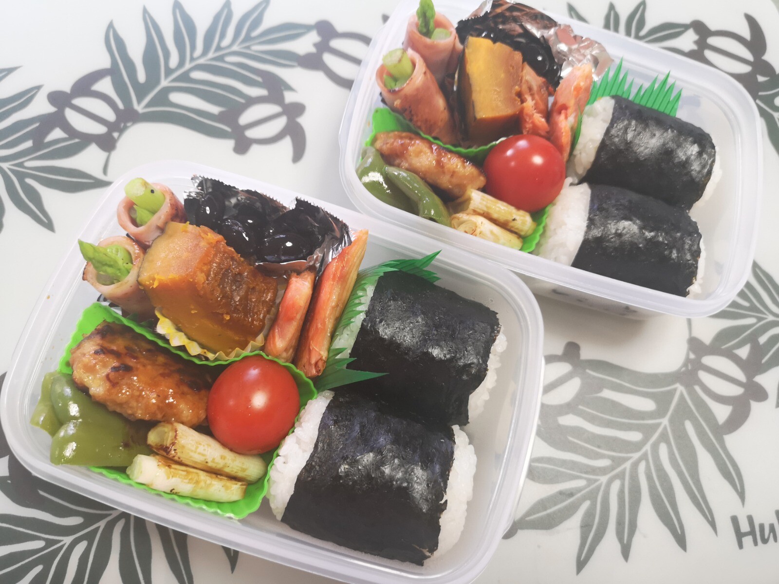 つくねと焼鮭弁当
