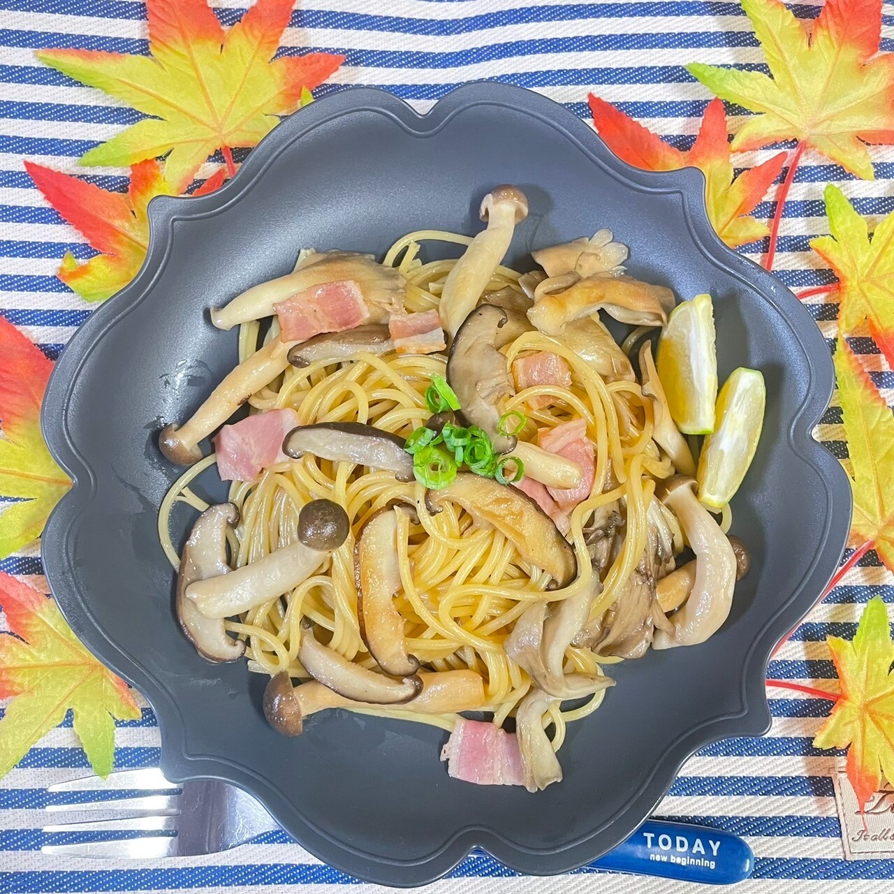 きのこたっぷり和風パスタ