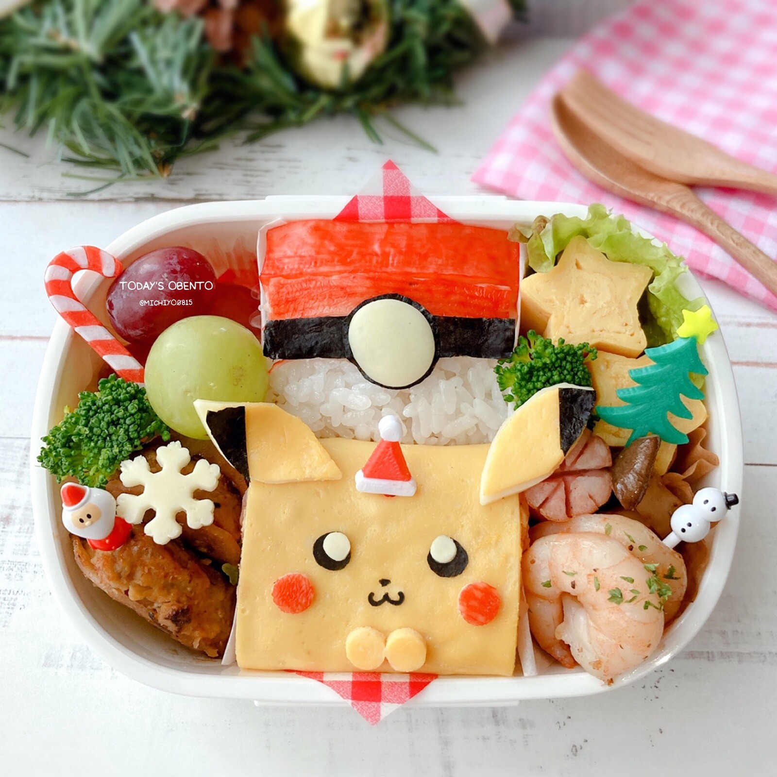 ピカチュウクリスマス弁当