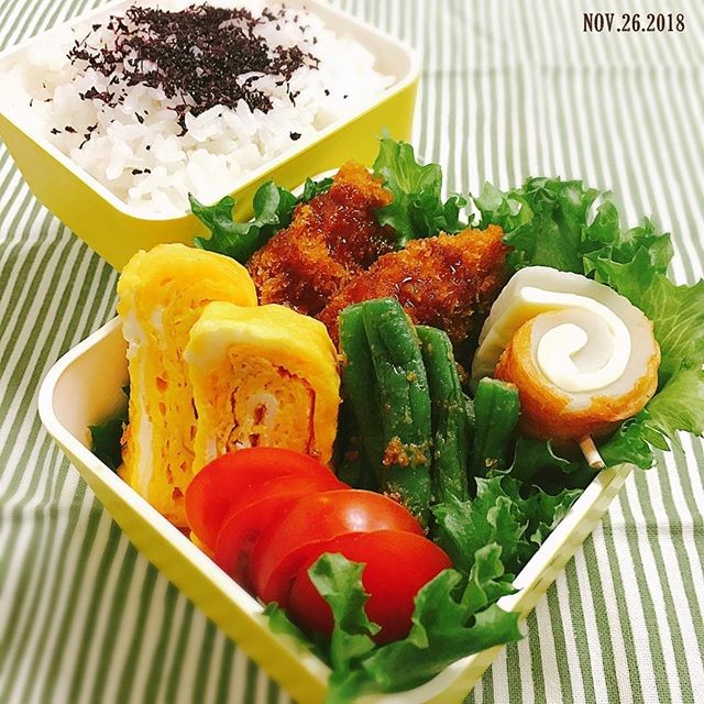 ハムカツ弁当
