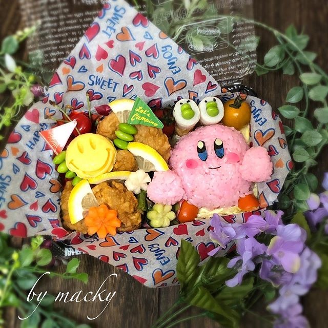 息子へのカービー弁当