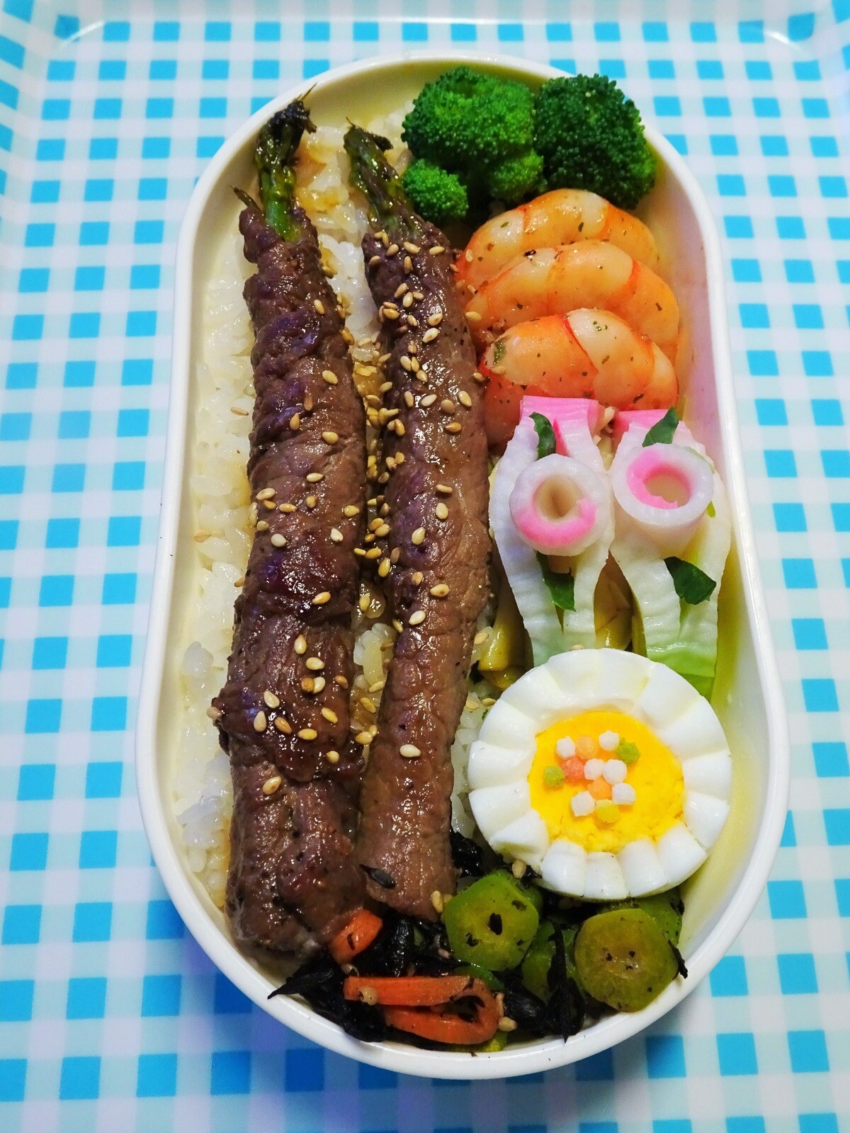 アスパラガス肉巻き弁当