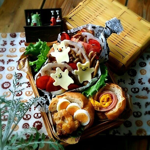 旦那さんの朝ごパン弁当♪
