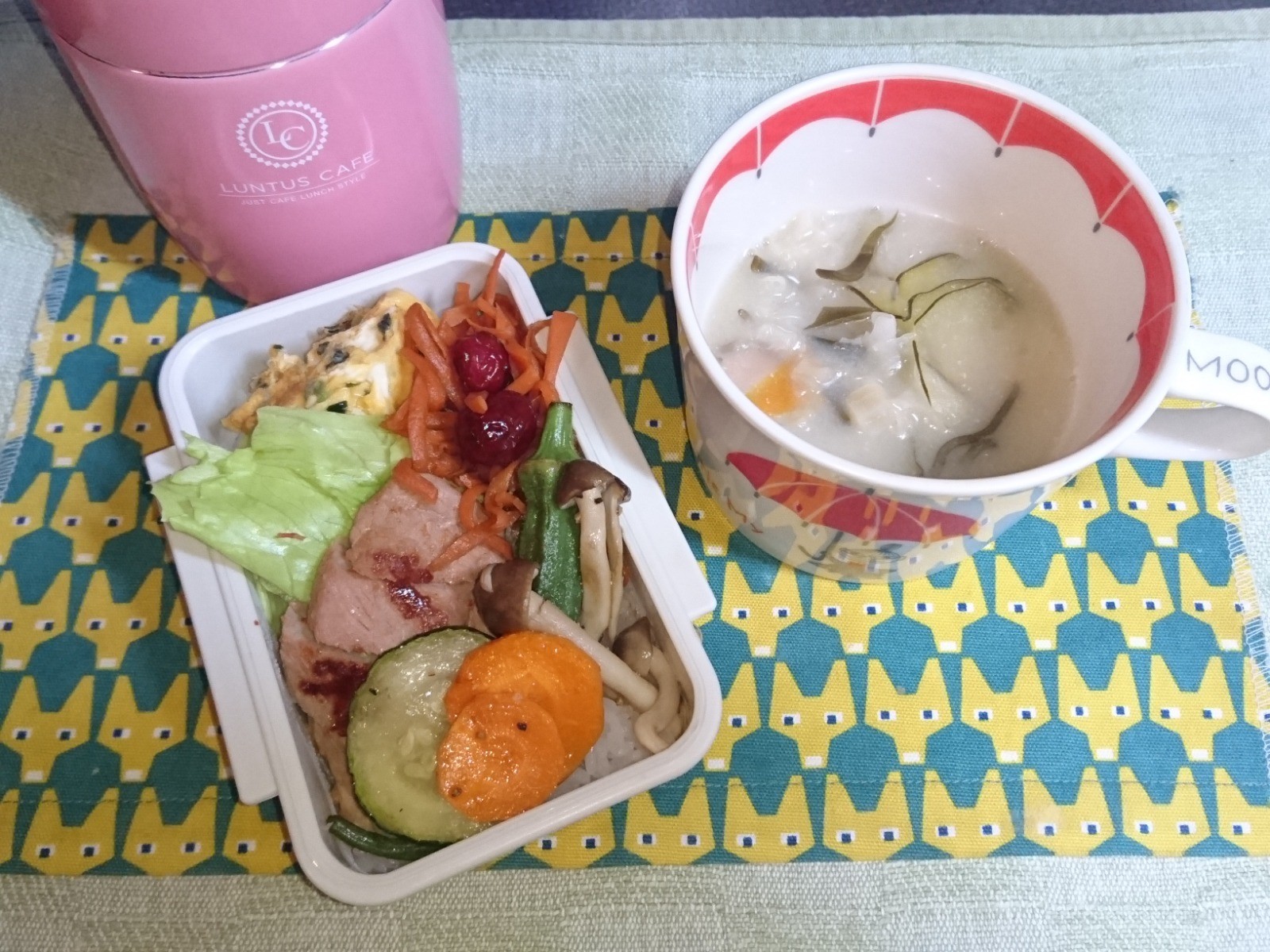 今日のお弁当🍱乗っけ弁当