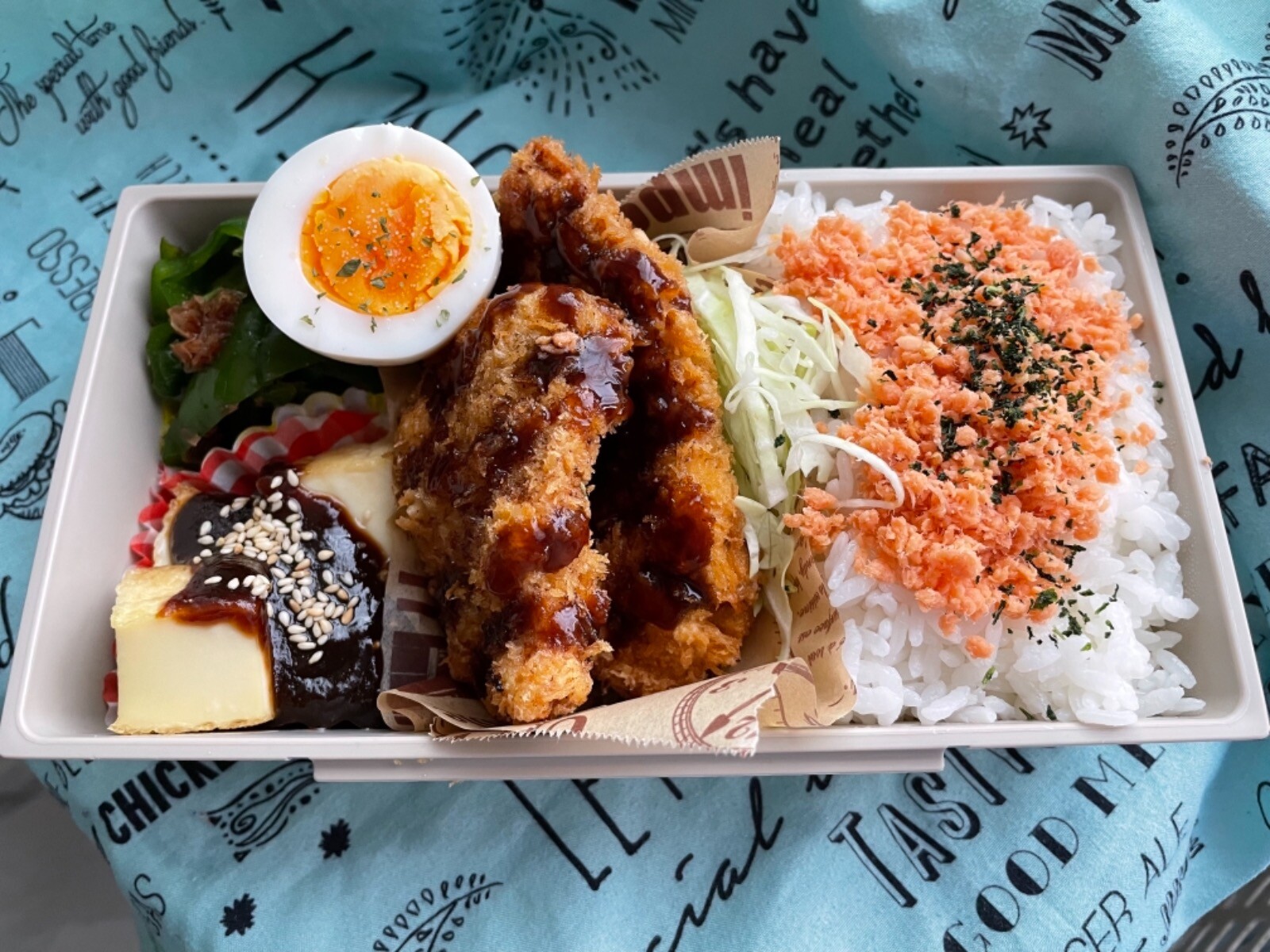 高1サッカー男子のモリモリ弁当