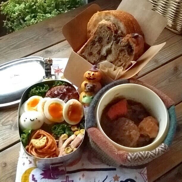 旦那さんの朝ごパン&お昼お弁当♪