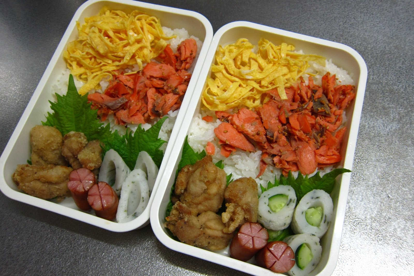 紅鮭ほぐし弁当