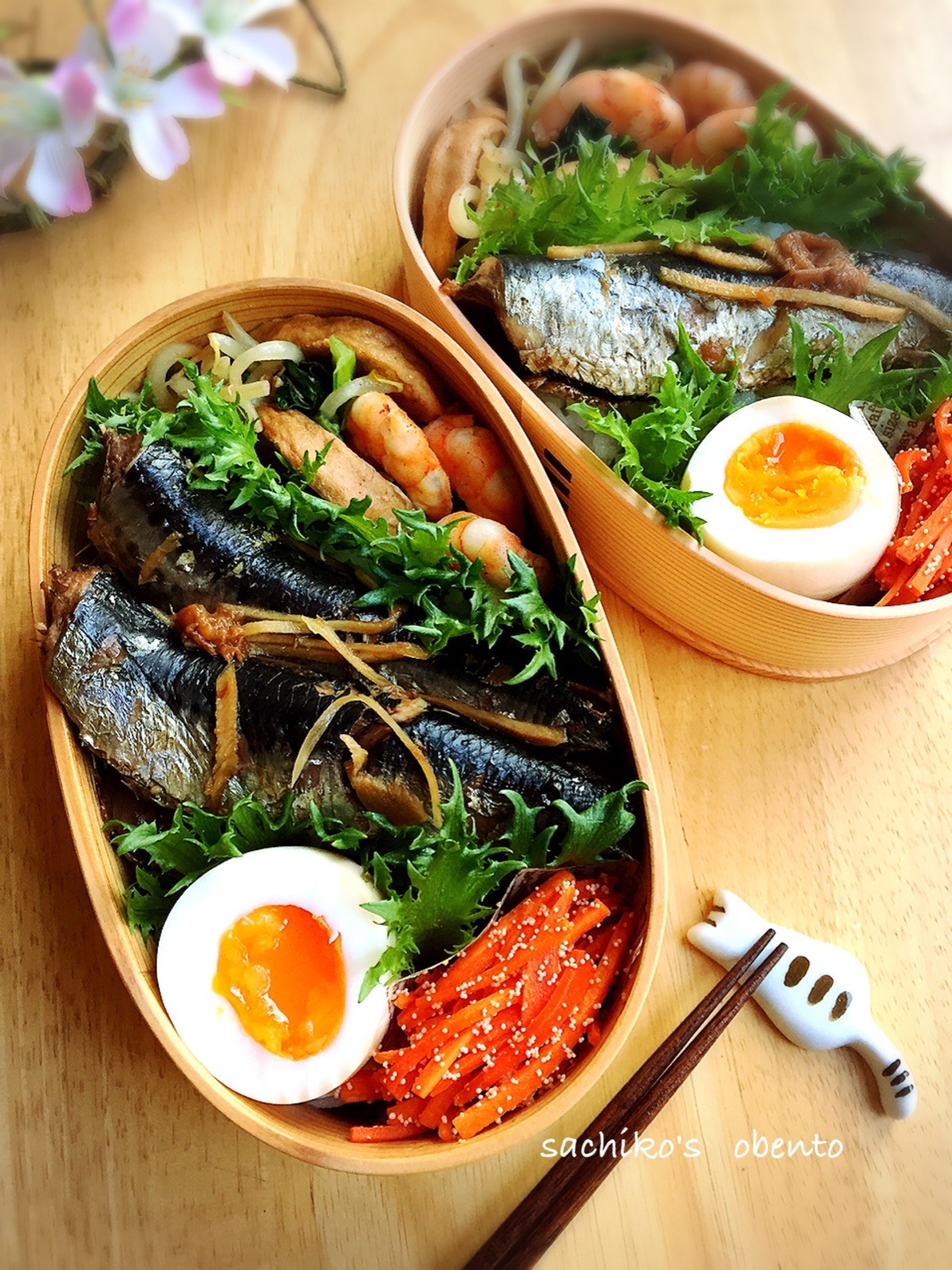 いわし梅煮弁当