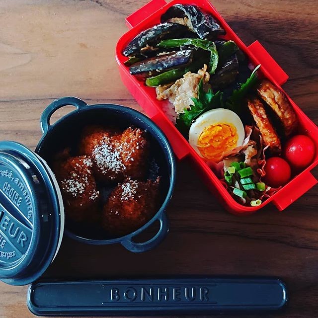 なすの味噌炒め弁当
