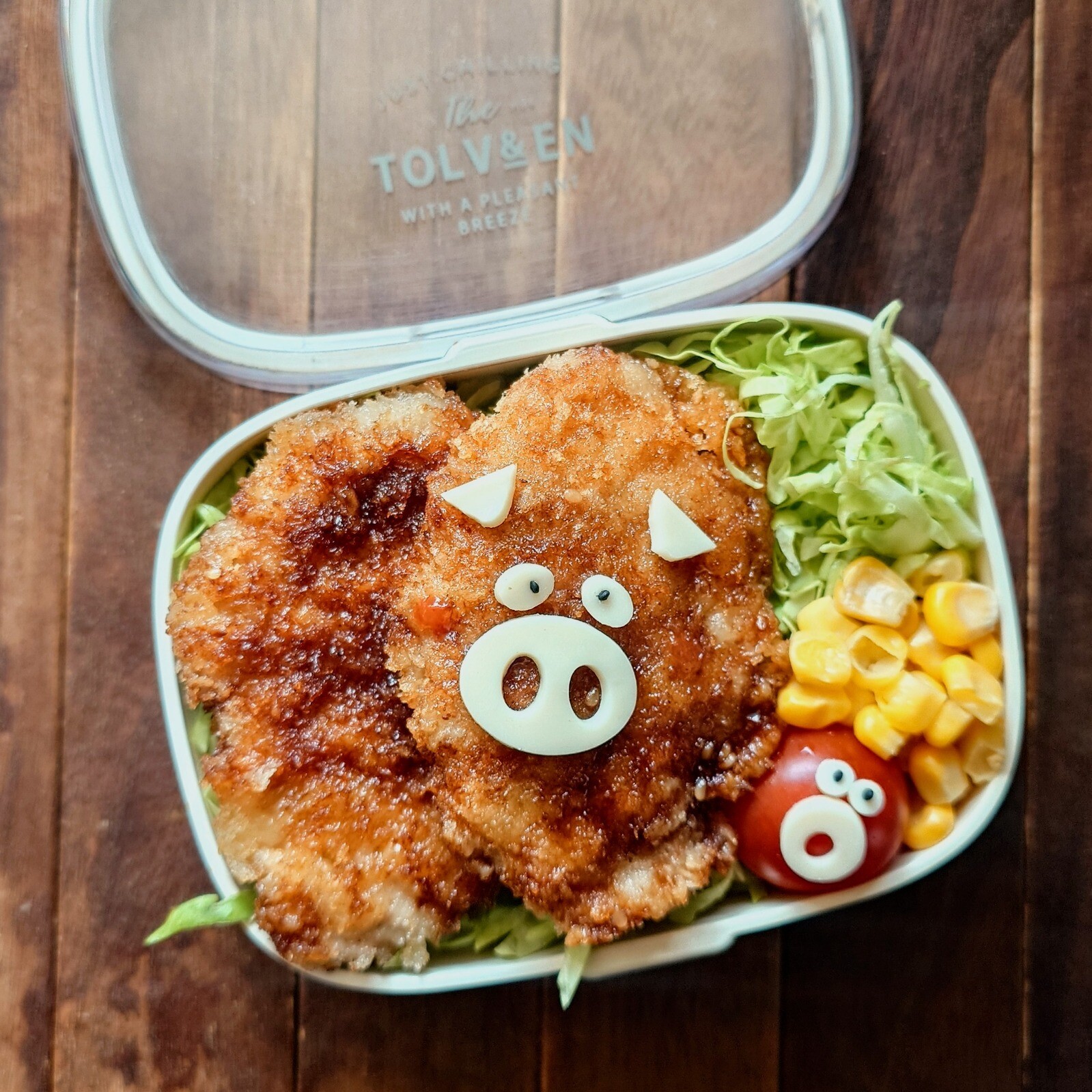 漢の…次女用🍱ソースカツ丼弁当