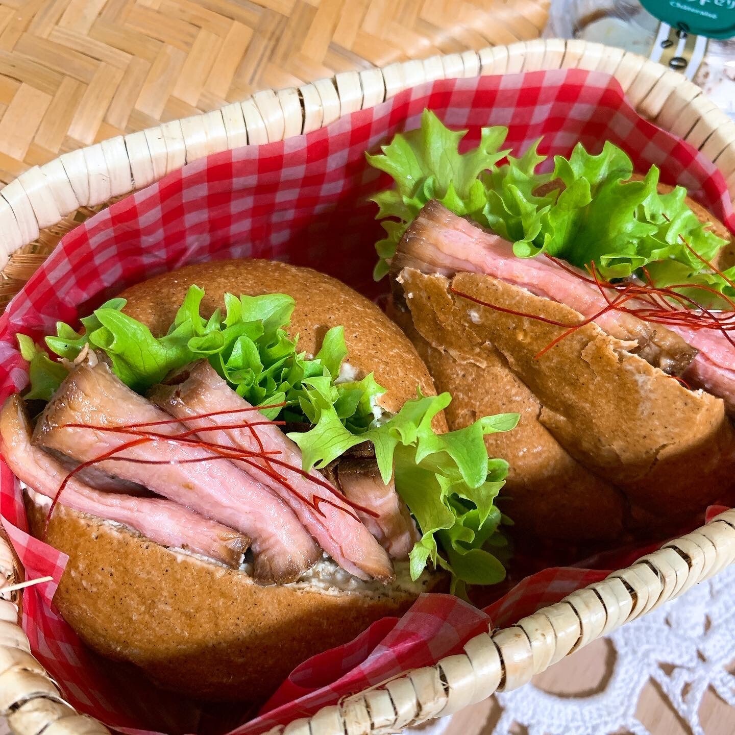 ローストビーフサンド弁当