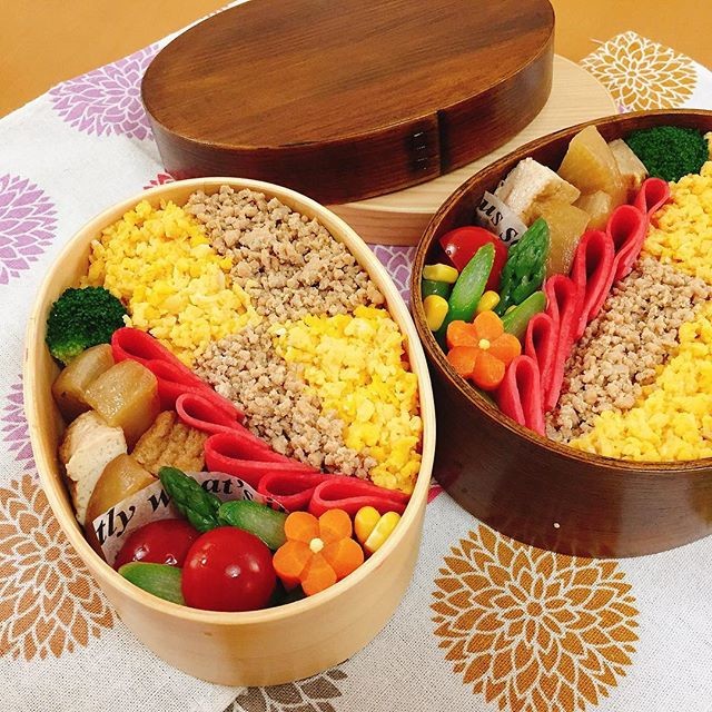 🌿そぼろ弁当🌿